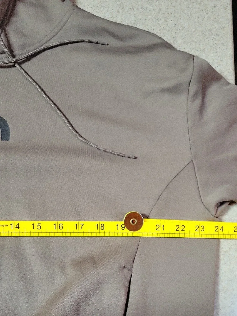 The North Face Men's Hoodie Brown Stretch Size Medium Outdoor Casual Like New